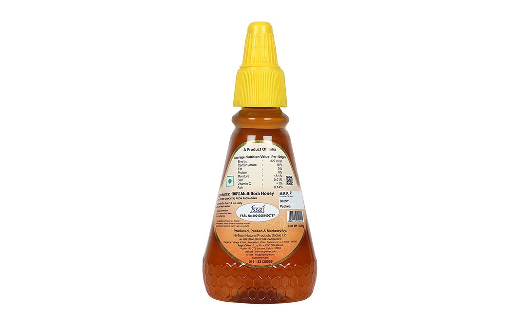 Superbee Multiflora Honey    Plastic Bottle  400 grams